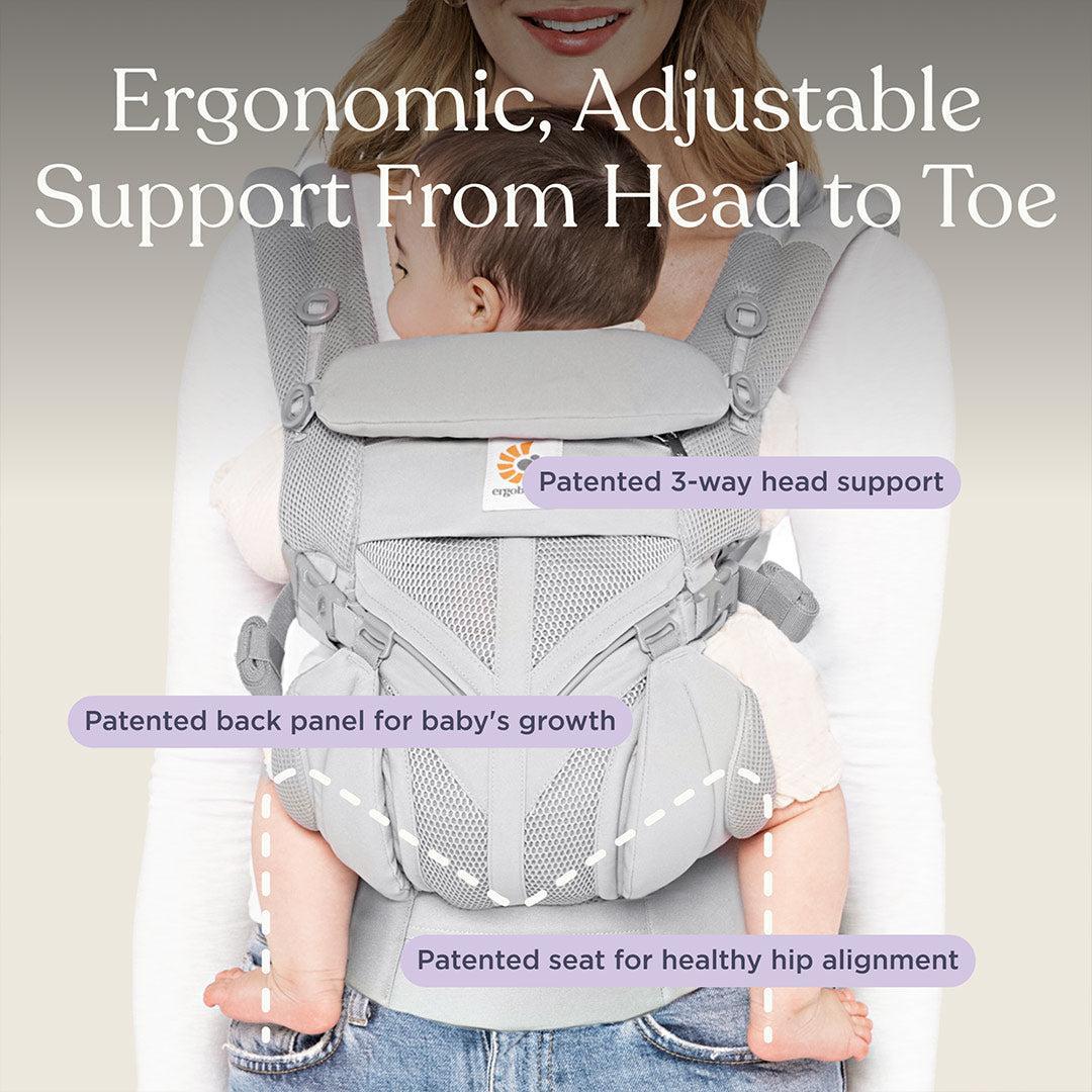 Ergobaby Omni Classic Cool Air Mesh Carrier - Onyx Black - Image 3