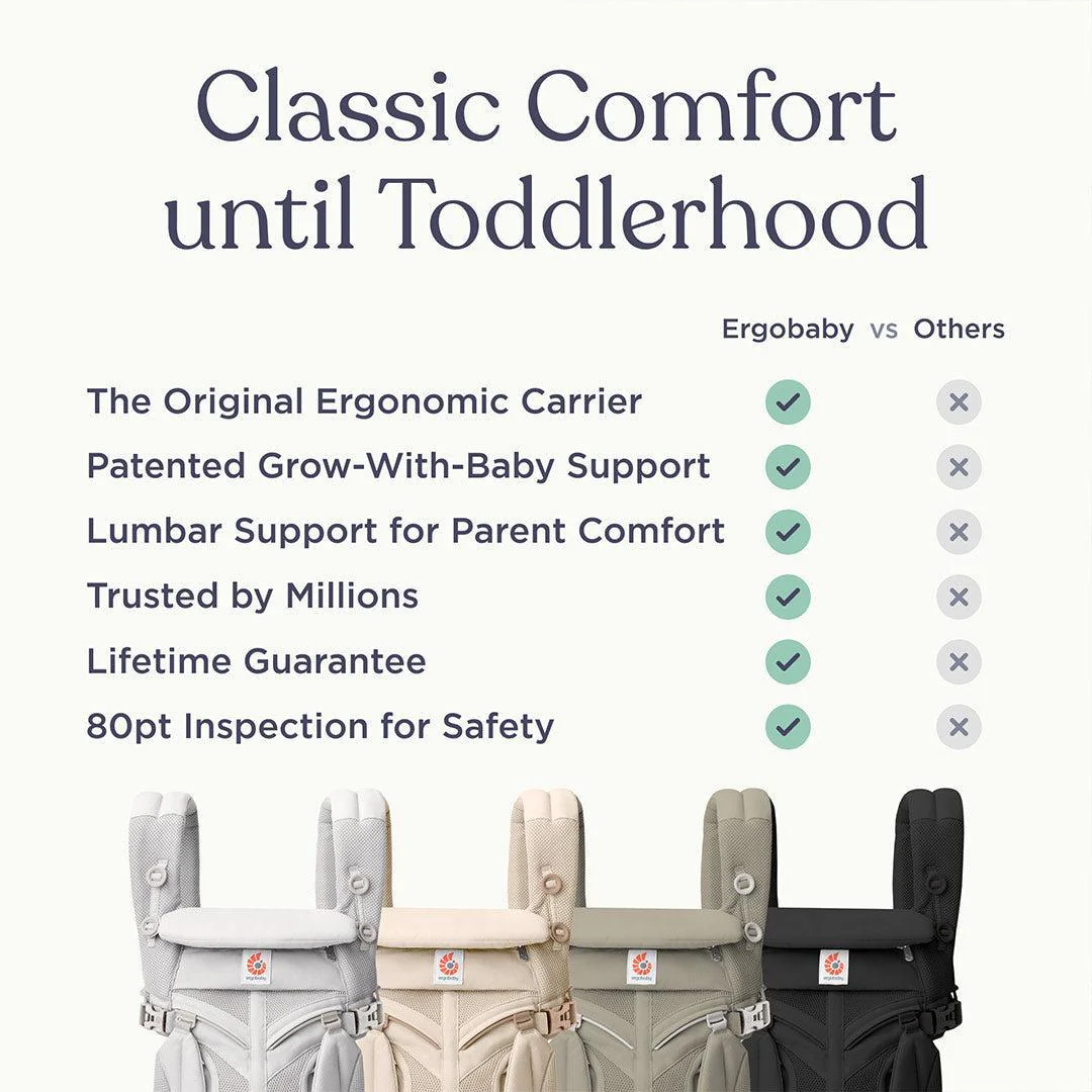 Ergobaby Omni Classic Cool Air Mesh Carrier - Onyx Black - Image 9