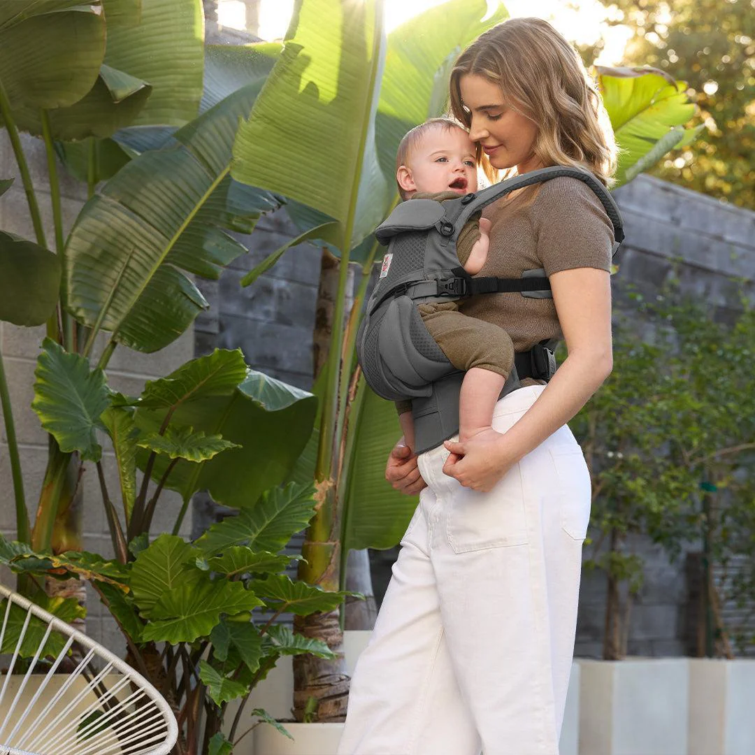 Ergobaby Omni Classic Mesh Baby Carrier - Charcoal Grey - Image 11
