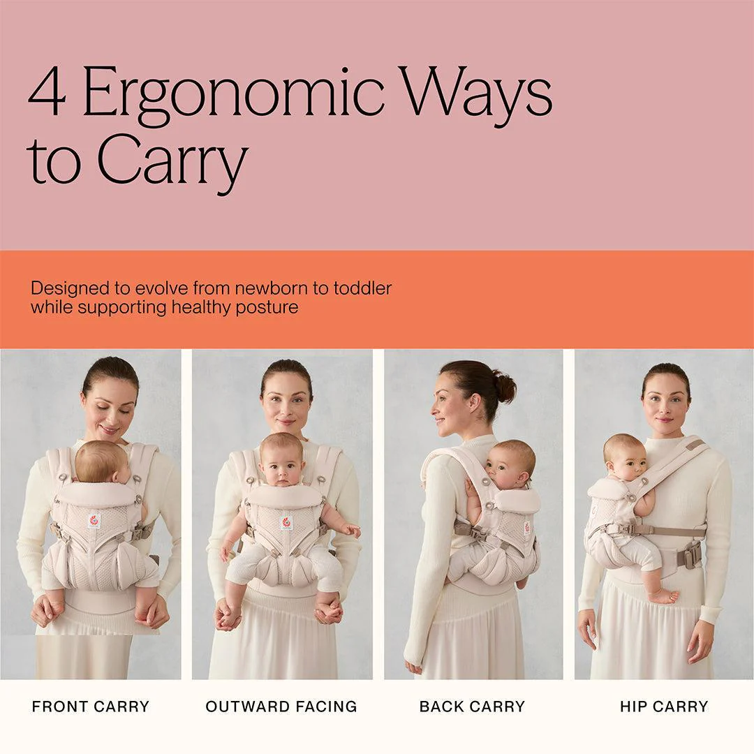 Ergobaby Omni Classic Mesh Baby Carrier - Charcoal Grey - Image 5