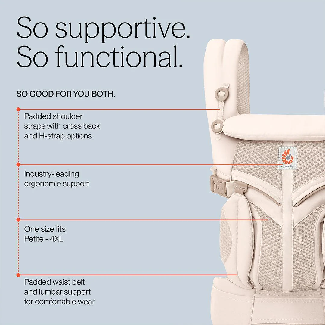 Ergobaby Omni Classic Mesh Baby Carrier - Natural Beige - Image 4