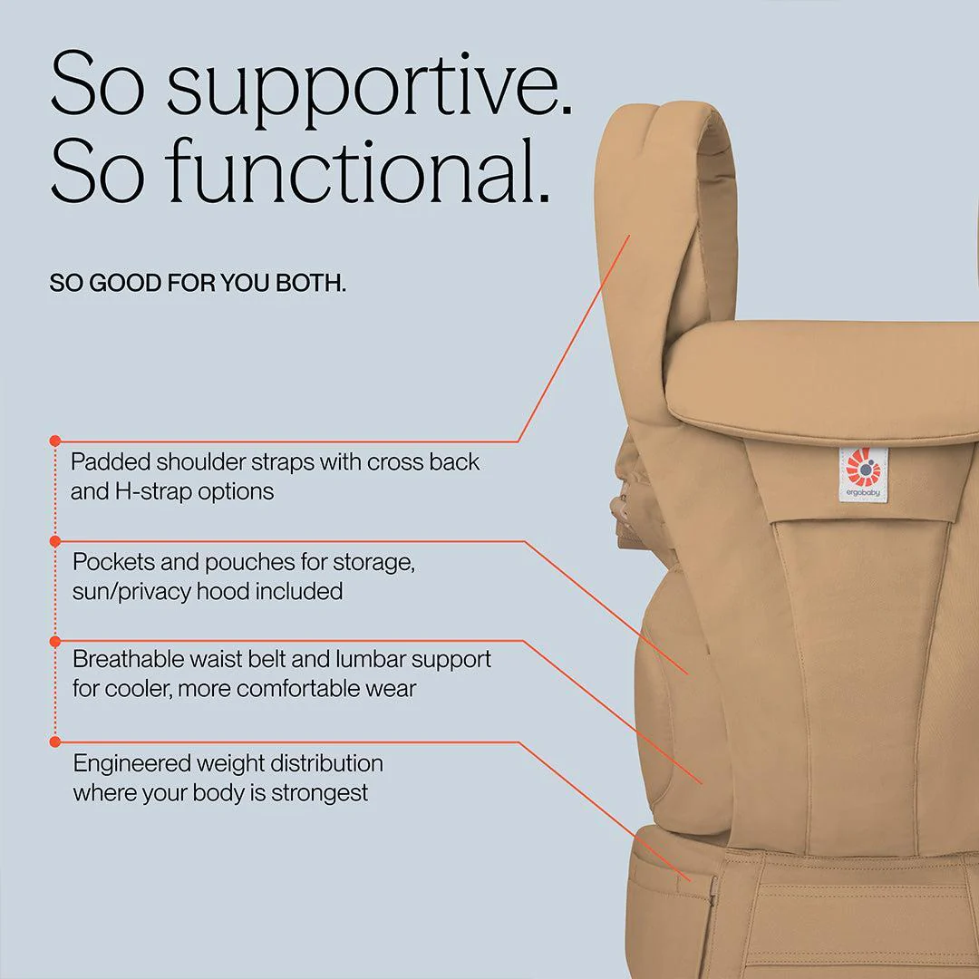 Ergobaby Omni Deluxe Cotton  - Camel - Image 4