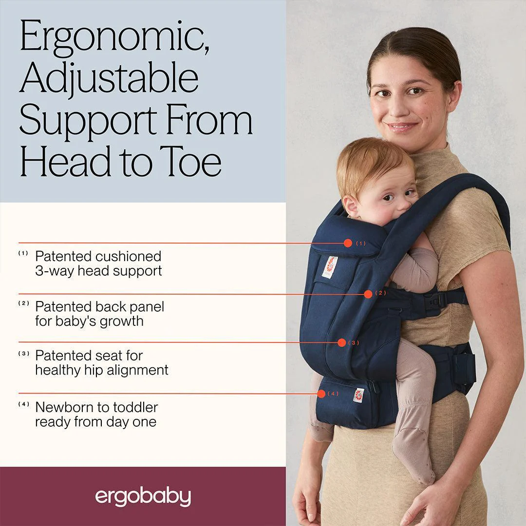 Ergobaby Omni Deluxe Cotton  - Midnight Blue - Image 3
