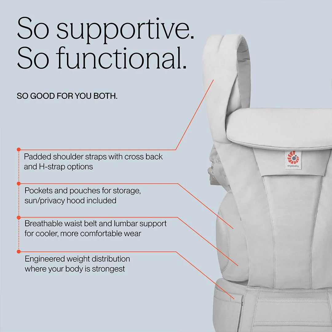 Ergobaby Omni Deluxe Cotton  - Pearl Grey - Image 4