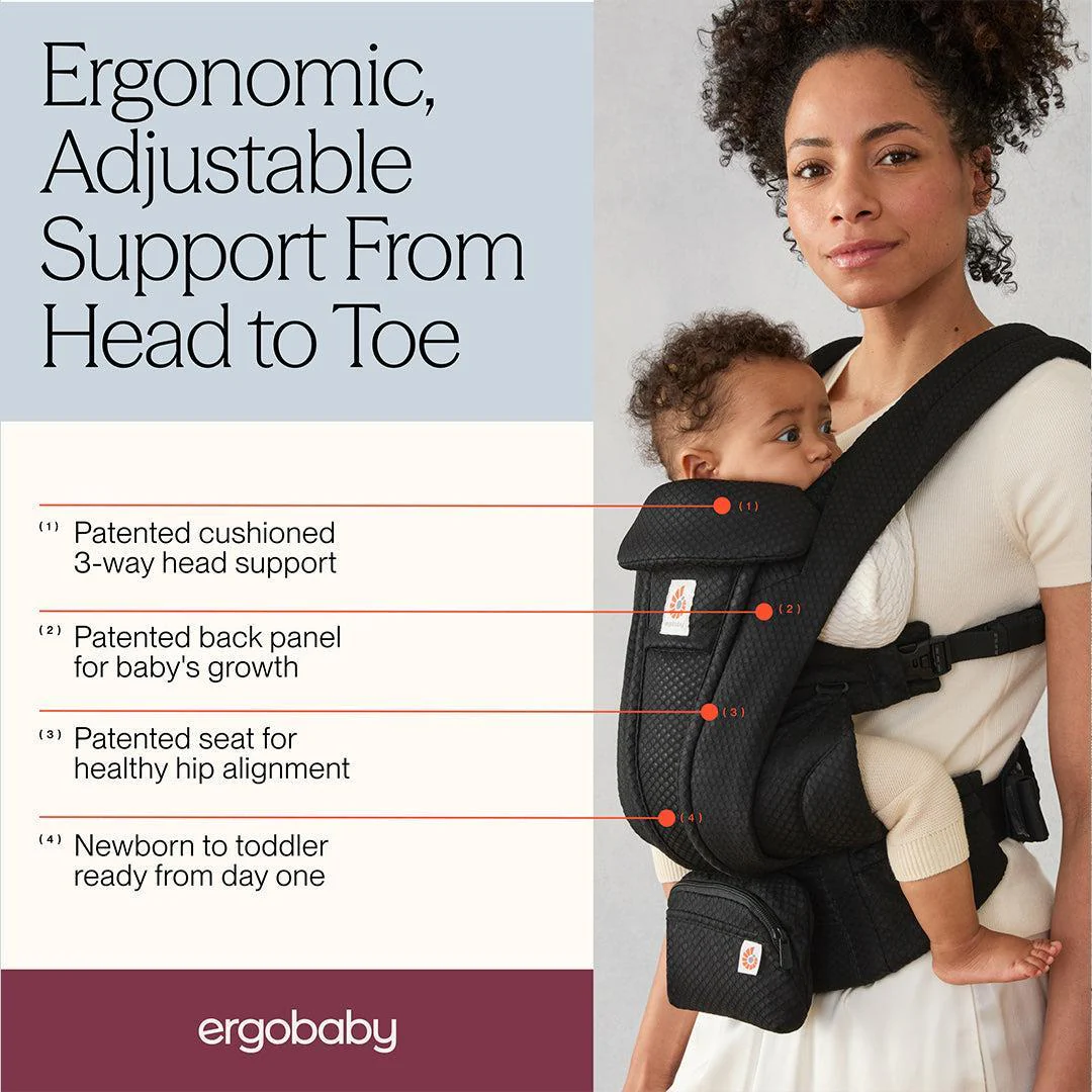 Ergobaby Omni Deluxe Mesh - Onyx Black - Image 3