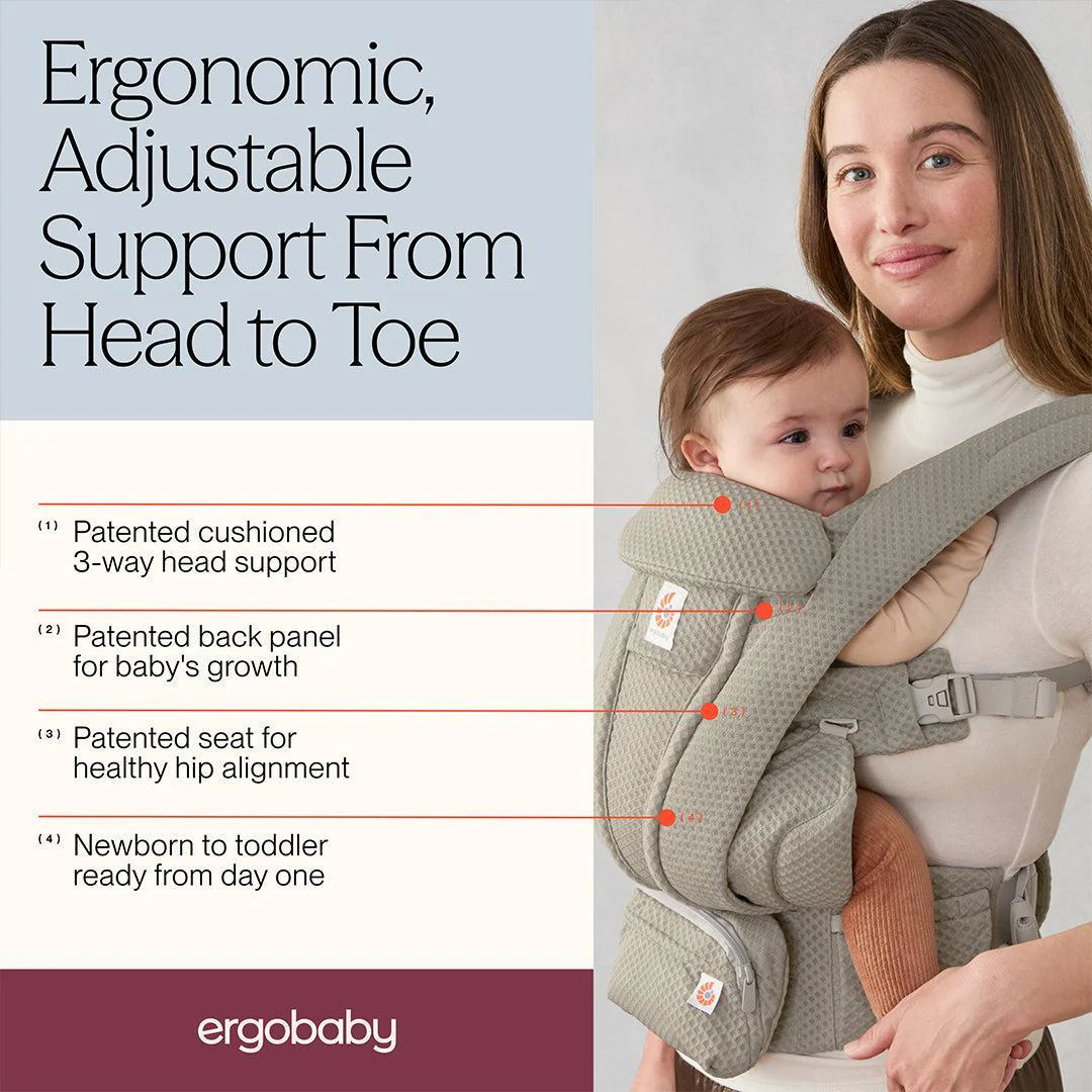 Ergobaby Omni Deluxe Mesh - Soft Olive - Image 3