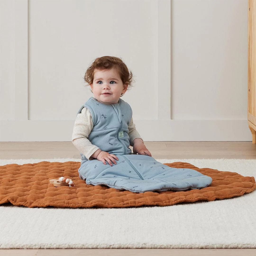 ergoPouch Organic Winter Sleeping Bag - 2.5 TOG - Blue Dragonflies - Image 3