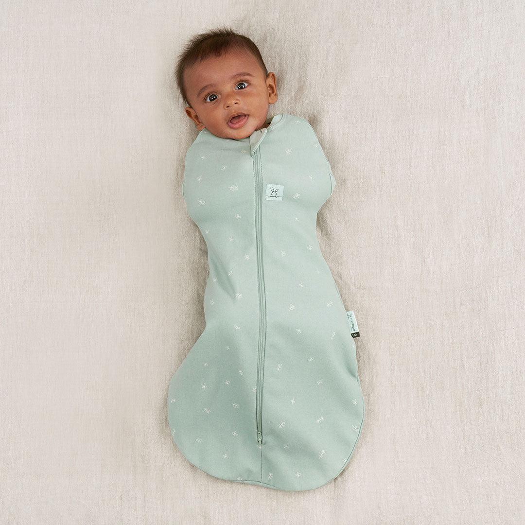 ergoPouch Organic Summer Cocoon Swaddle Sleeping Bag - 0.2 Tog - Sage - Image 8