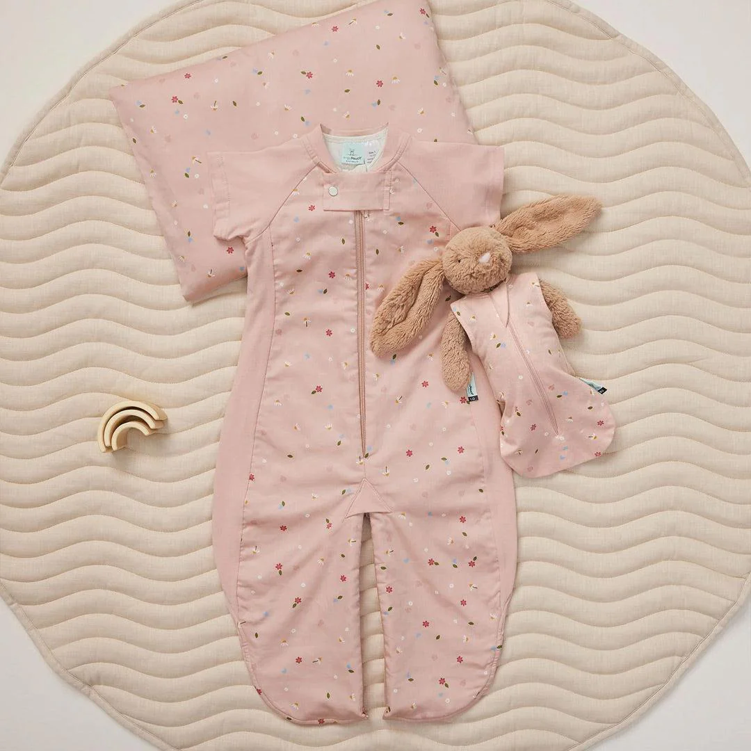 ergoPouch - Organic Toddler Pillow & Case - 0.3 TOG - Pink Daisies - Image 5