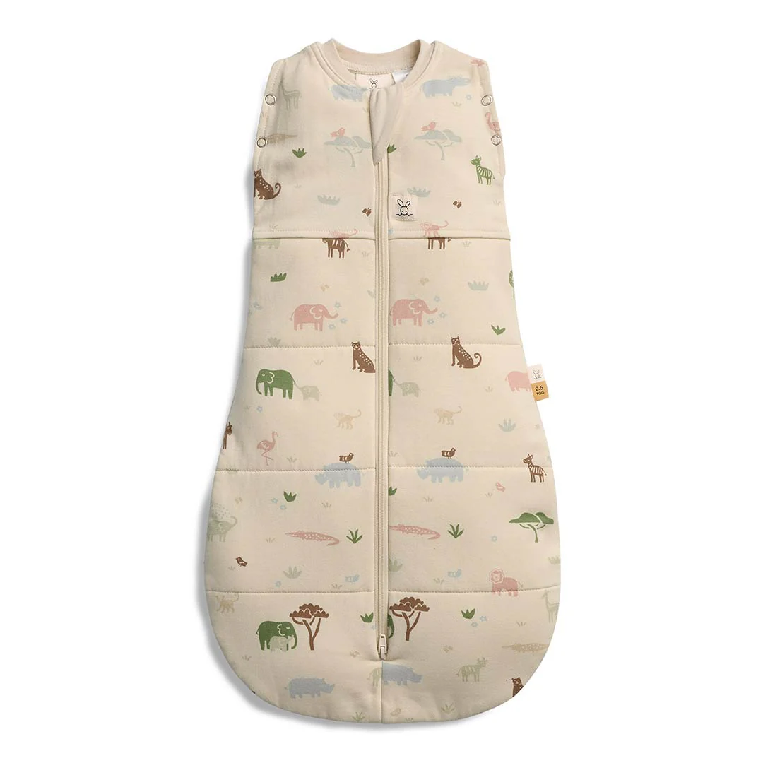 ergoPouch Organic Winter Cocoon Swaddle Sleeping Bag - 2.5 TOG - Savannah