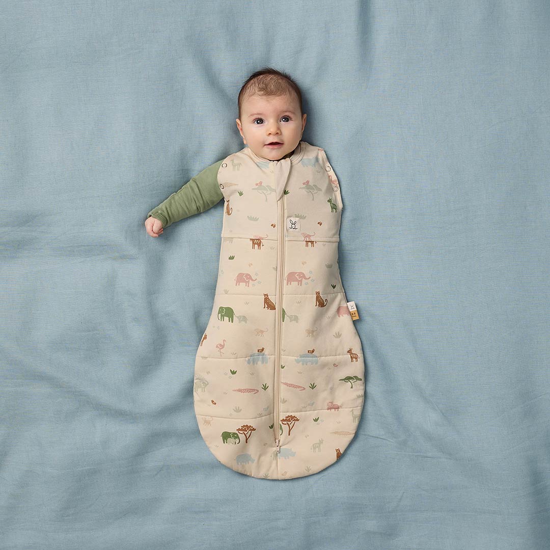 ergoPouch Organic Winter Cocoon Swaddle Sleeping Bag - 2.5 TOG - Savannah - Image 8