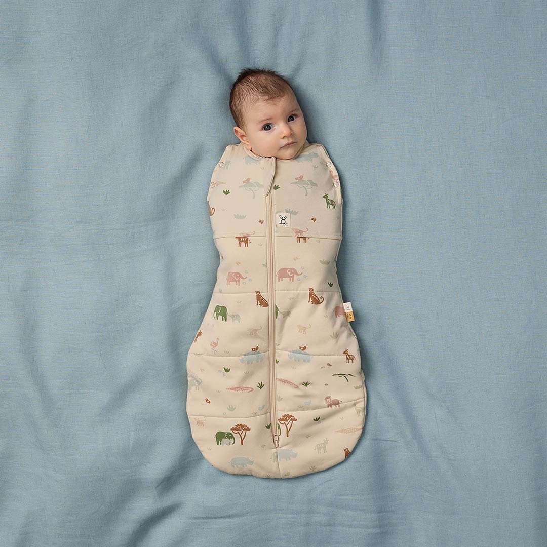 ergoPouch Organic Winter Cocoon Swaddle Sleeping Bag - 2.5 TOG - Savannah - Image 9