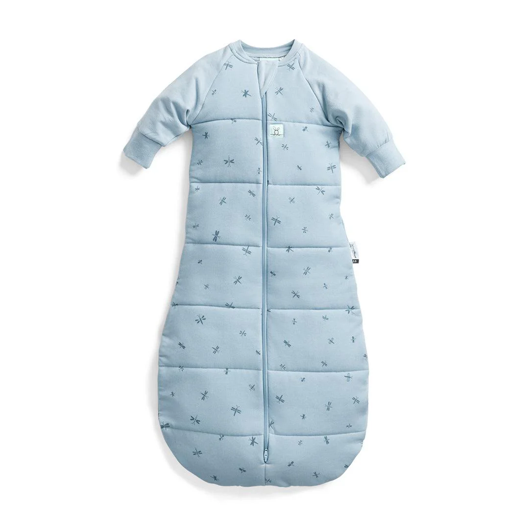 Ergopouch - Organic  Winter Sleeping Bag - 3.5 TOG - Blue Dragonflies