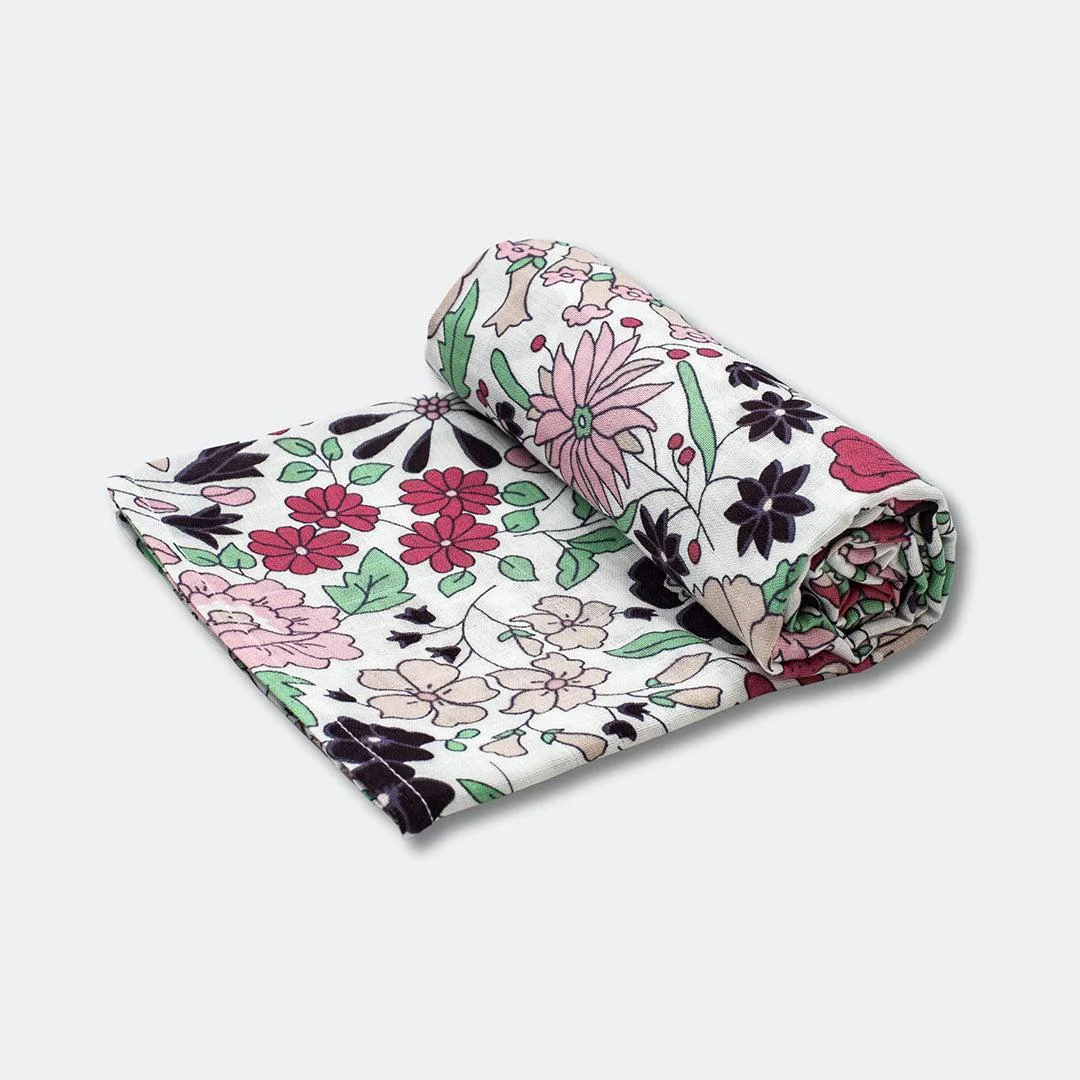 ETTA LOVES x LIBERTY – Sensory XL 'Wharfdale' Muslin Swaddle - Multicoloured