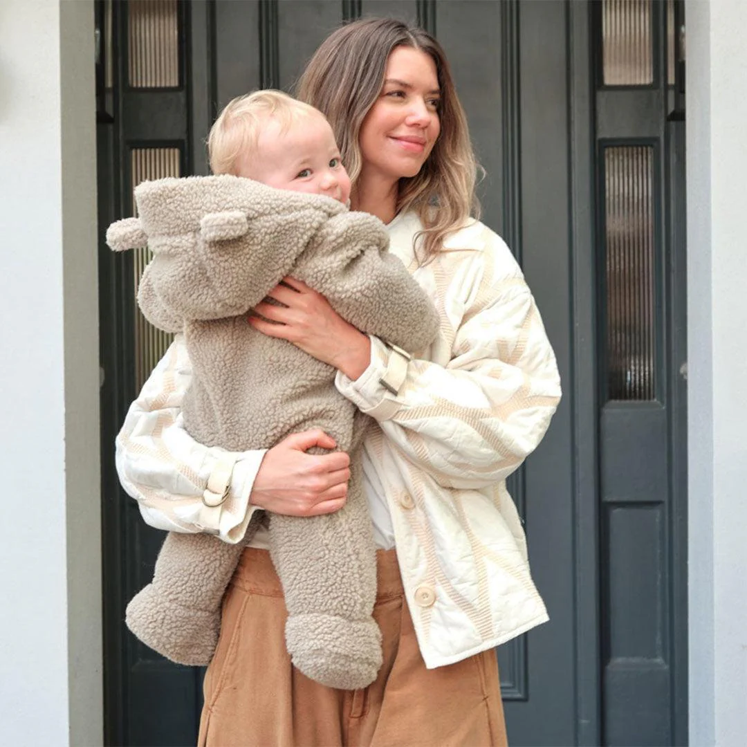 FINNSON Alf Eco Pram Suit Borg - Beige - Image 4