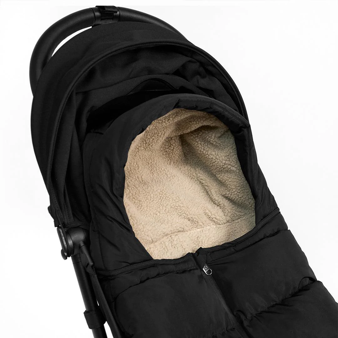 Finnson Alma Eco Universal Pram Footmuff - Black - Image 6