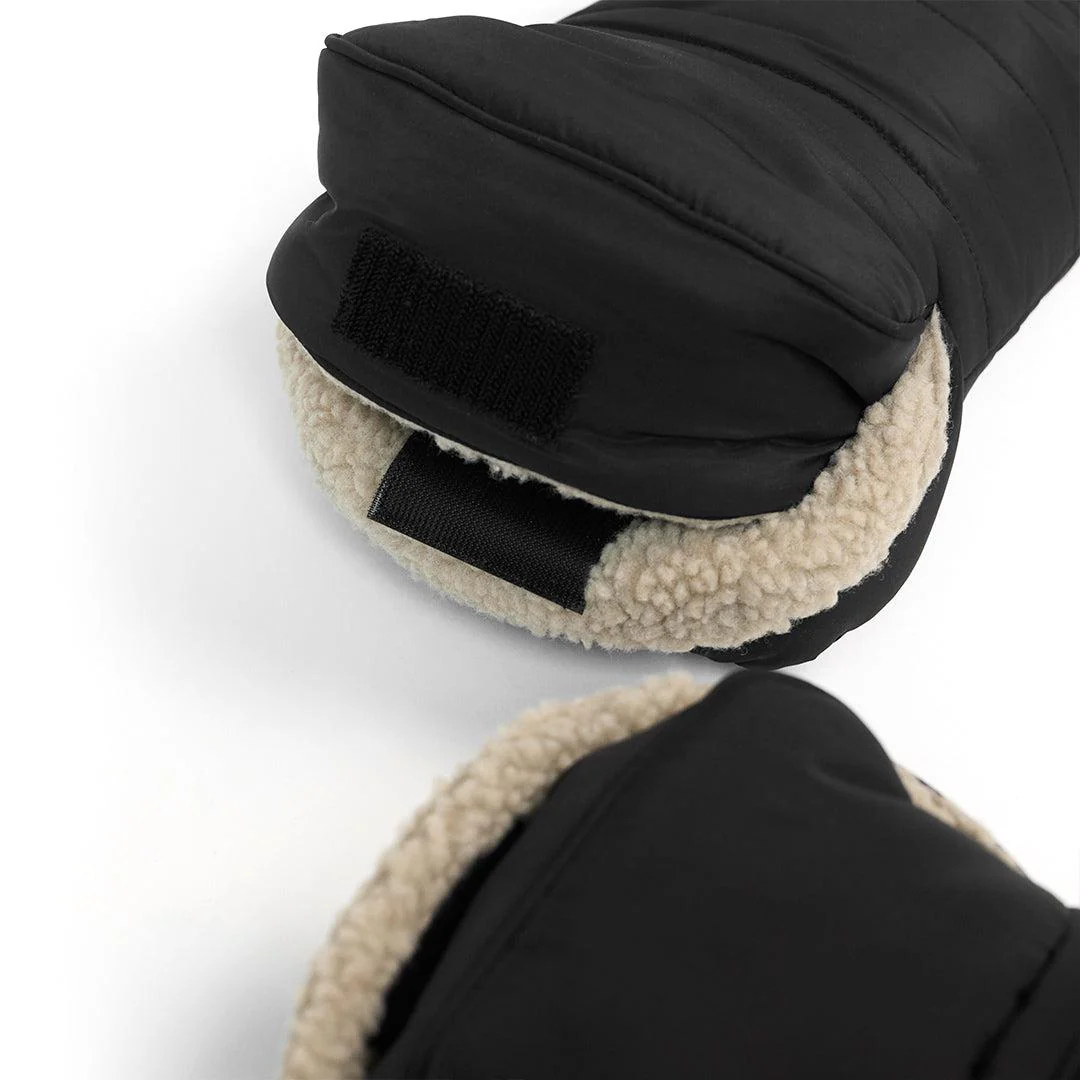 Finnson Astrid Eco Universal Stroller Mittens - Black - Image 7
