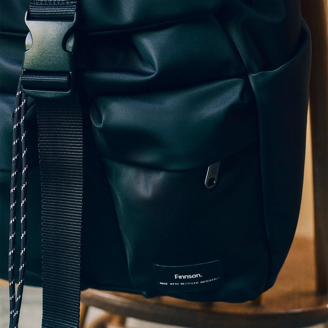 Finnson Elise Eco Changing Backpack & Changing Mat - Black - Image 4