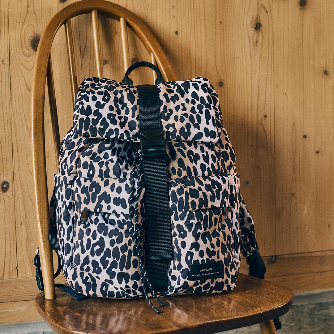 Finnson Elise Eco Changing Backpack & Changing Mat - Leopard - Image 4