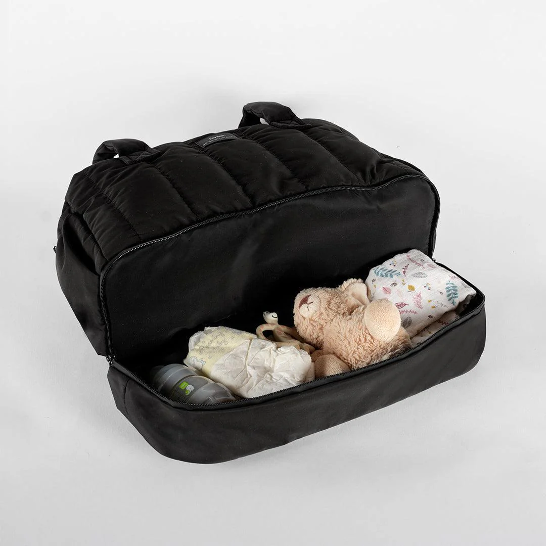 Finnson Innes Eco Holdall Changing Bag With Changing Mat - Black - Image 6