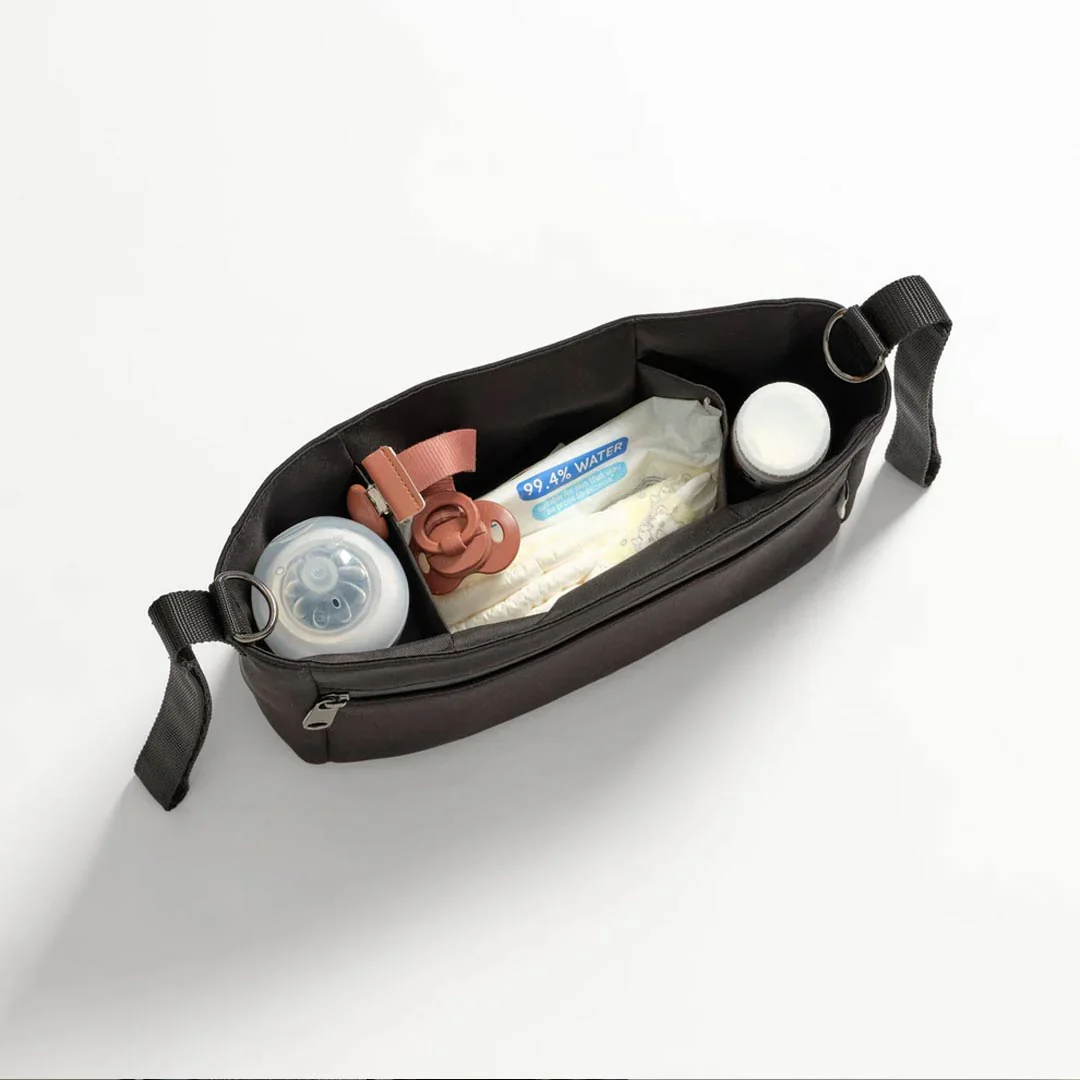 Finnson Odin Eco Stroller Organiser with Built in Stroller Clips - Black - Image 5