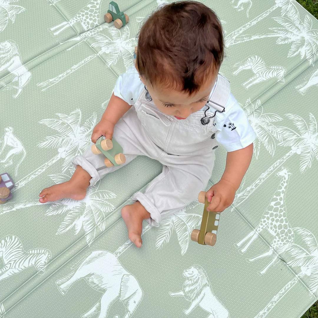 FOLDiMATS Playmat 130x130cm - Safari Dotty - Image 4