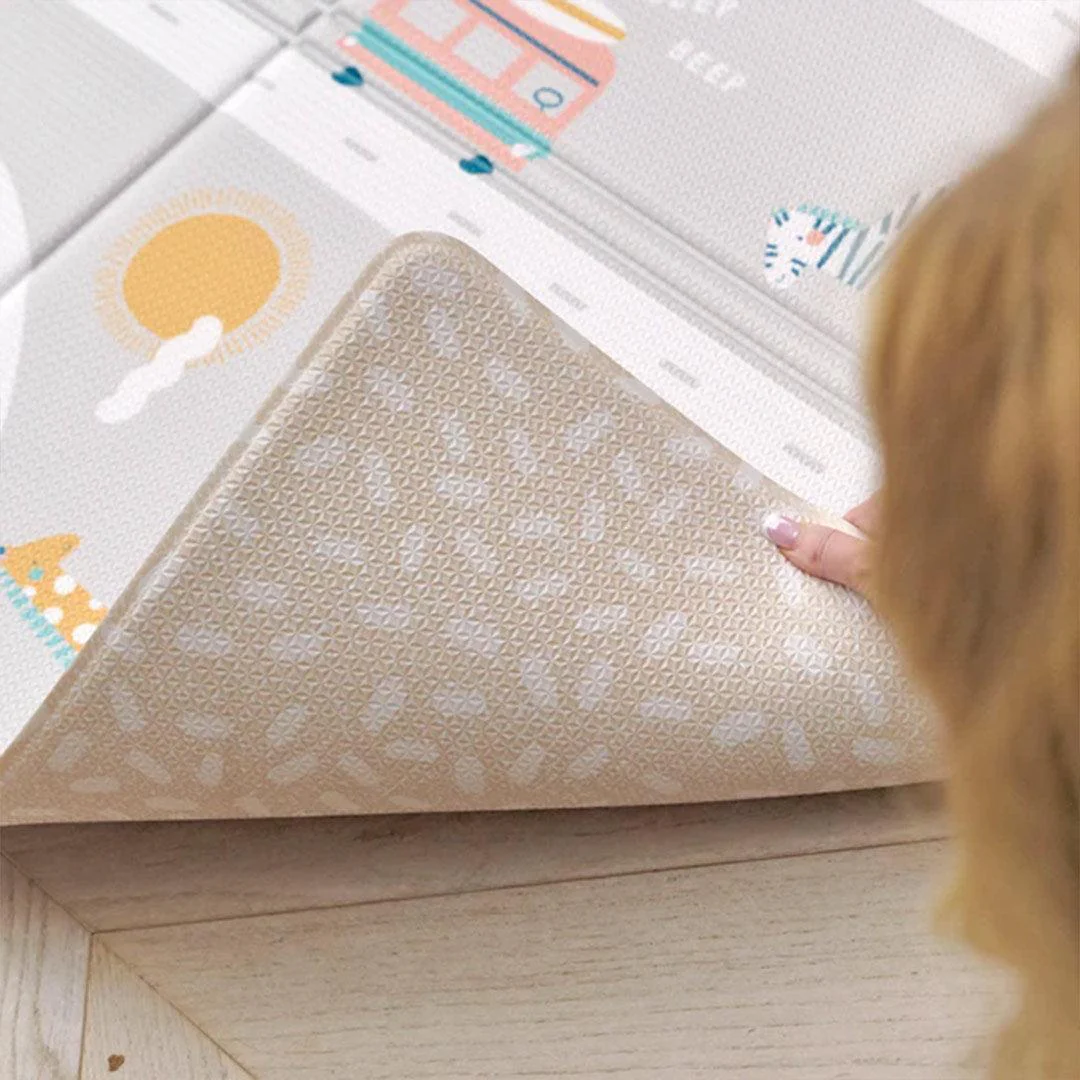 FOLDiMATS Playmat 130x130cm - Tropic Trails Lumi - Image 2