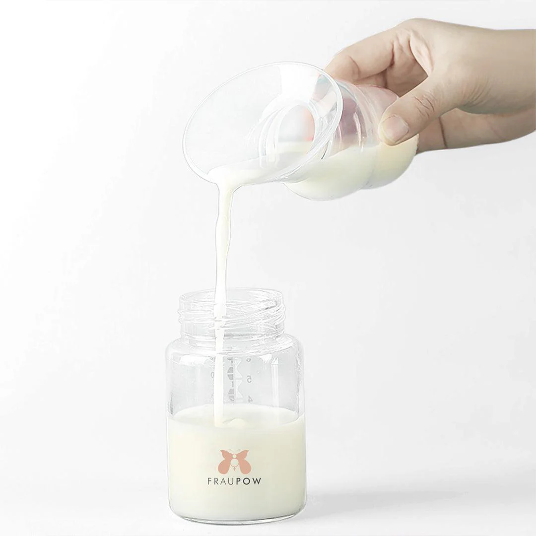 Fraupow Manual Breast Pump + Milk Collector - Image 3