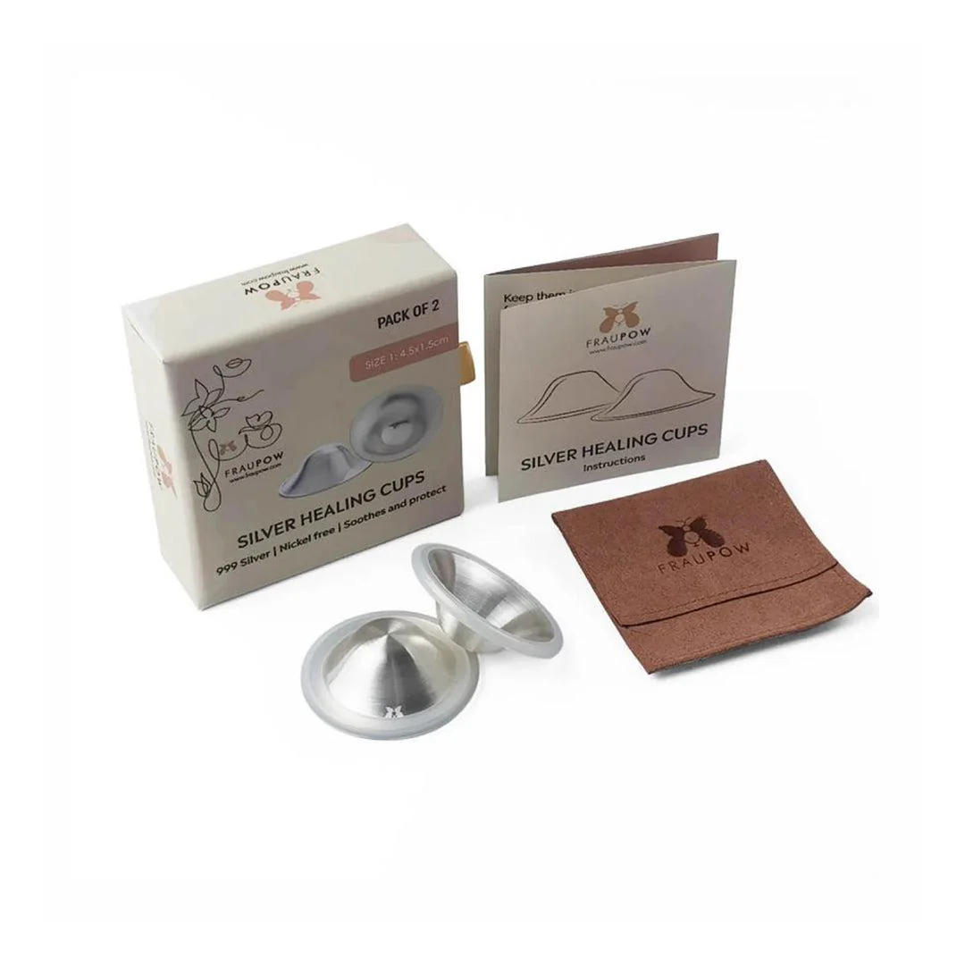 Fraupow Silver Healing Breast Cup - 2 Pack - Silver - Image 4
