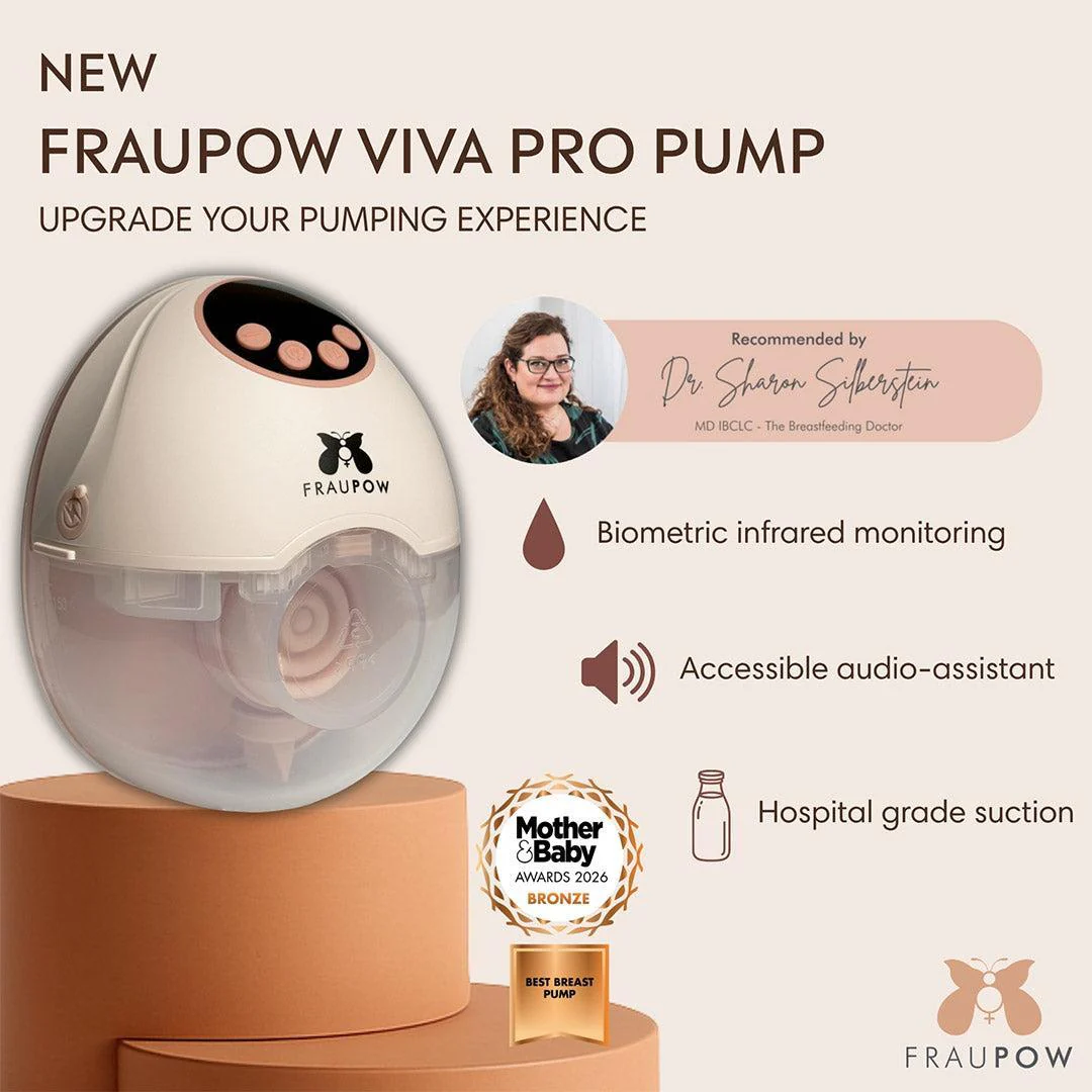 Fraupow Viva Pro Wearable Hands-Free Breast Pump - Pink - Image 11