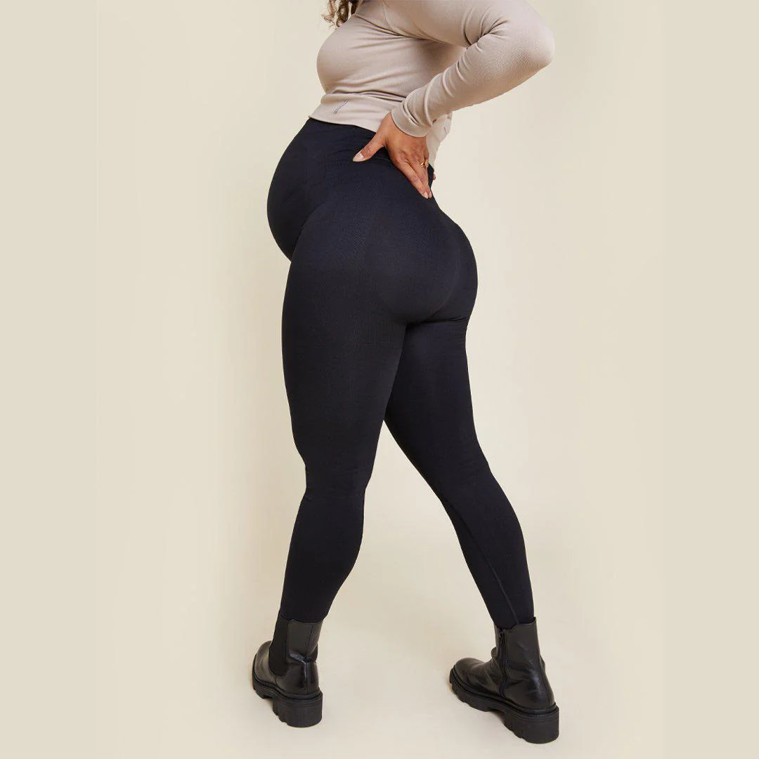 Freerider Co. Maternity Bump Support Leggings - Black - Image 4
