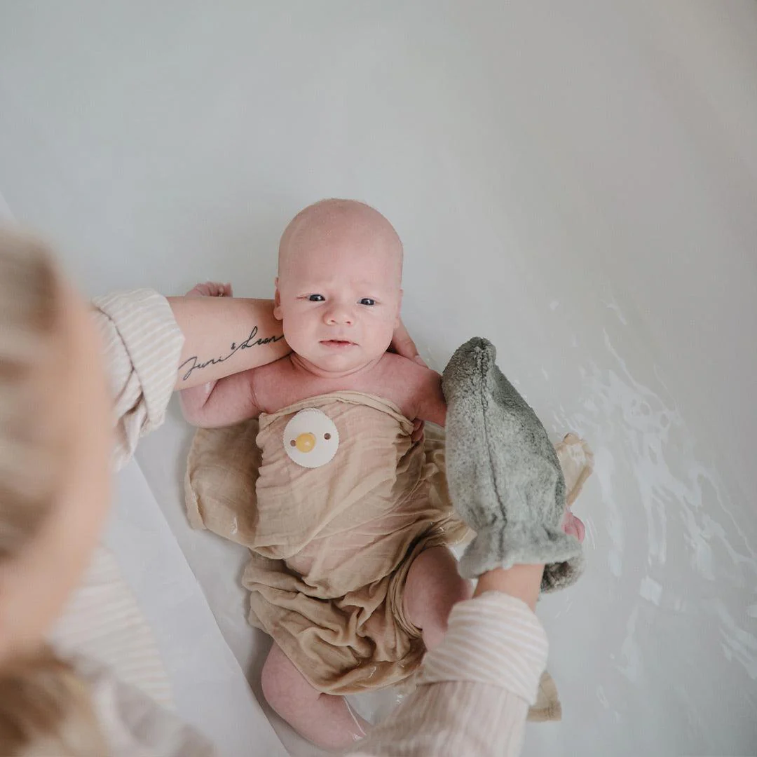 FRIGG Rope Latex Pacifier - 2 Pack - Cream - Sage - Image 3