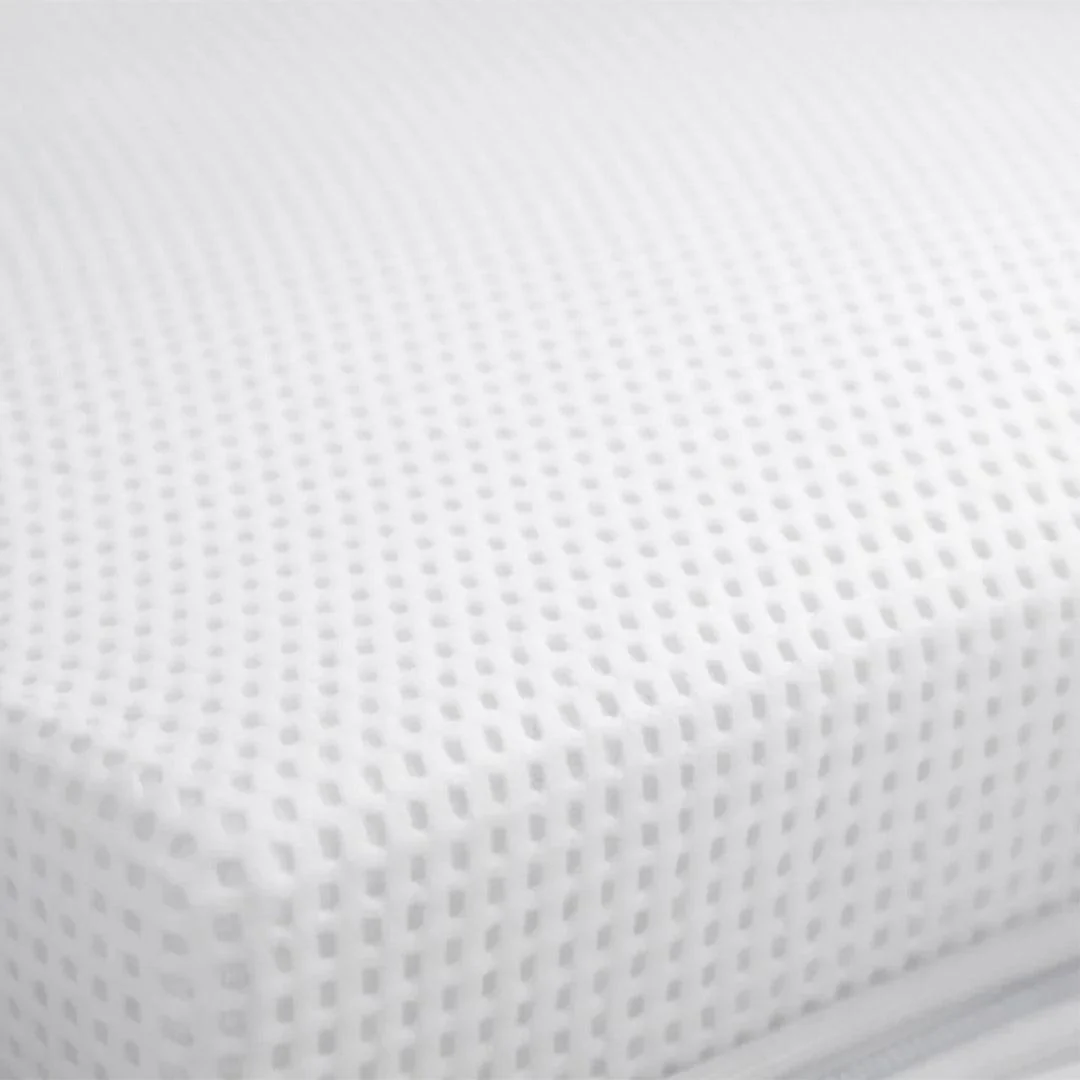 Gaia Baby Dual Fibre Cot Bed Eos Mattress (140 x 70cm) - White - Image 4