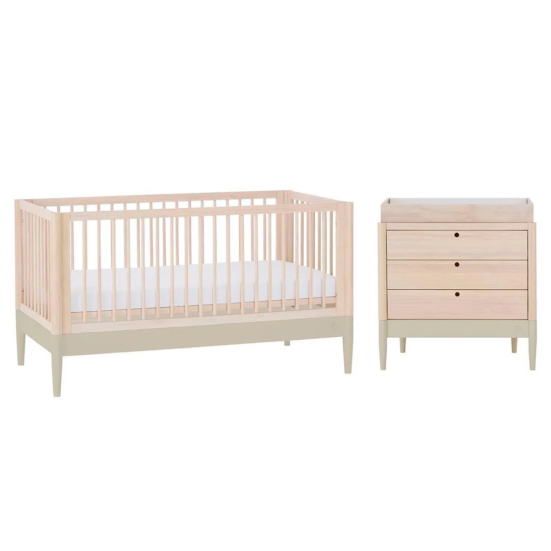 Gaia Baby Eos Cot & Dresser Set