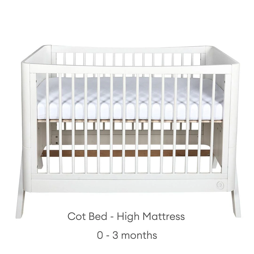 Gaia Baby Hera Cot Bed 'Studio Edit' - White - Image 5