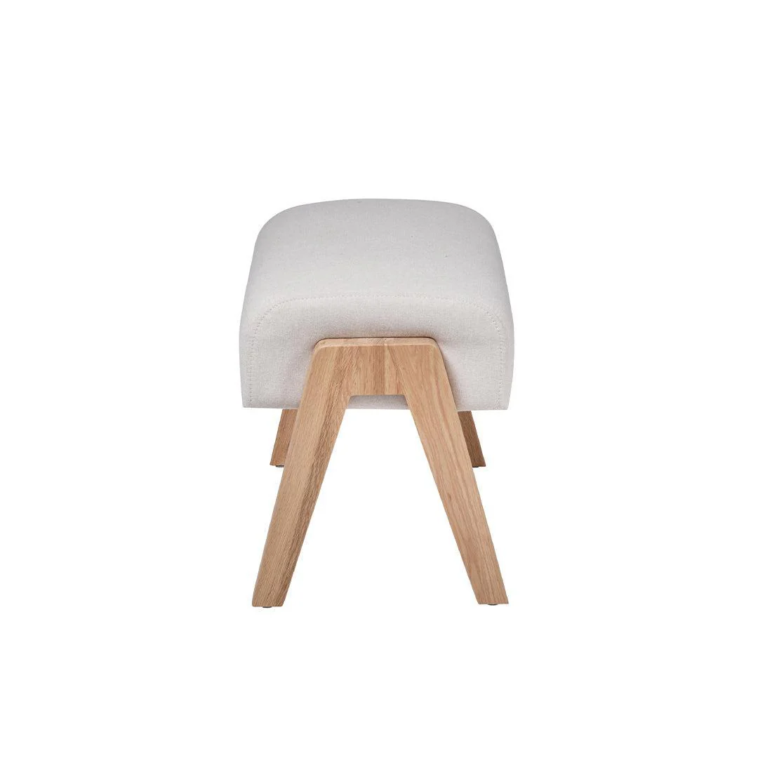 Gaia Baby Hera Footstool Natural Oak - Natural Oak / Barley - Image 3