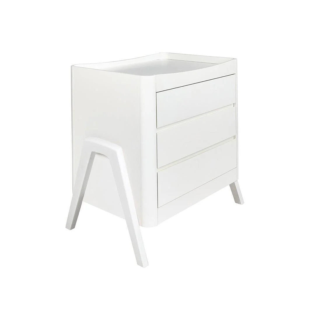 Gaia Baby Hera 'Studio Edit" Two Piece Set (Cot & Dresser) - White - Image 8