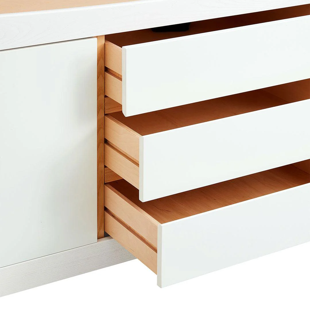 Gaia Baby Hera Cot Bed + Dresser Two Piece Bundle - 	Scandi-White + Natural - Image 16