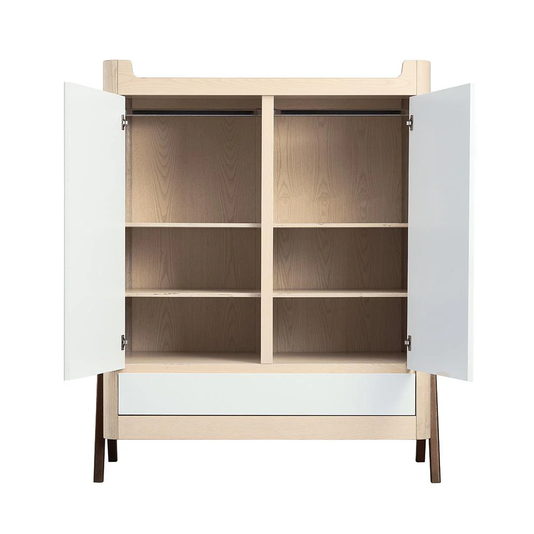 Gaia Hera Wardrobe - Natural + Walnut - Image 7
