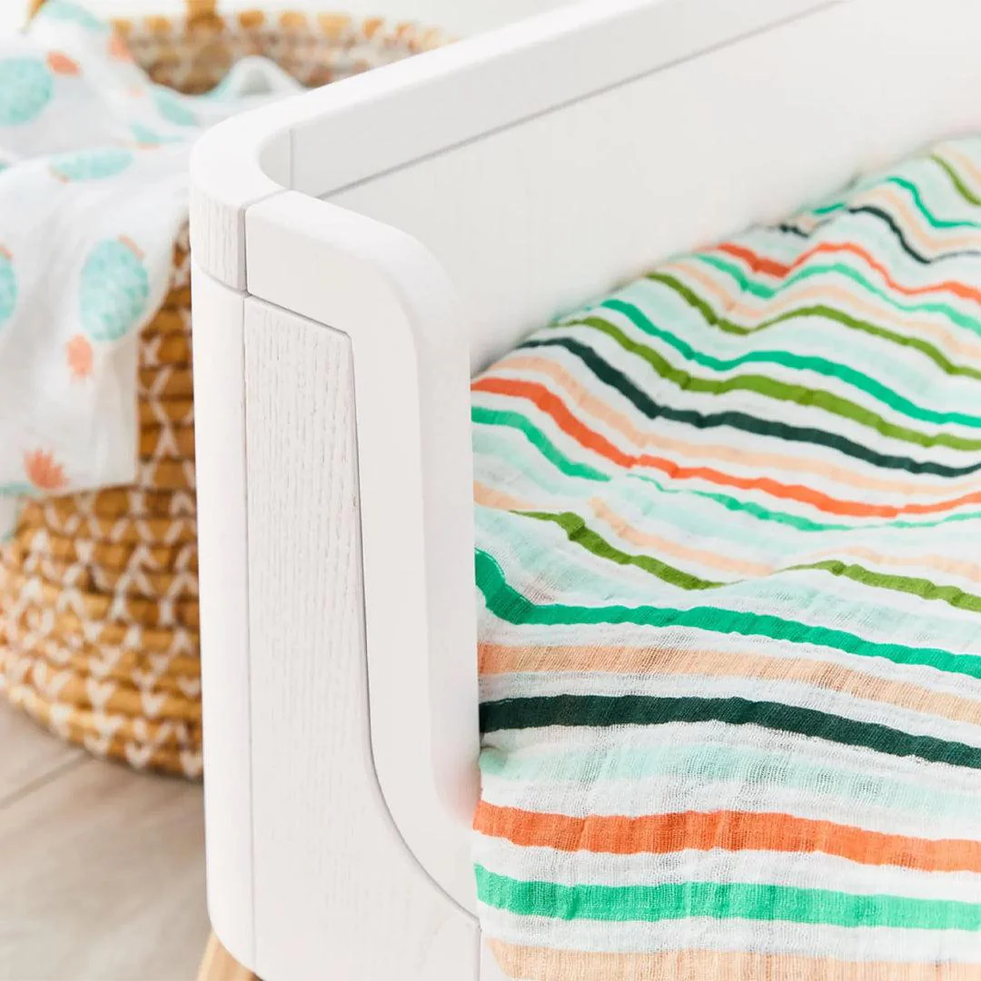 Gaia Baby Hera Junior Bed Extension With Mattress Extension - Scandi White - Image 5