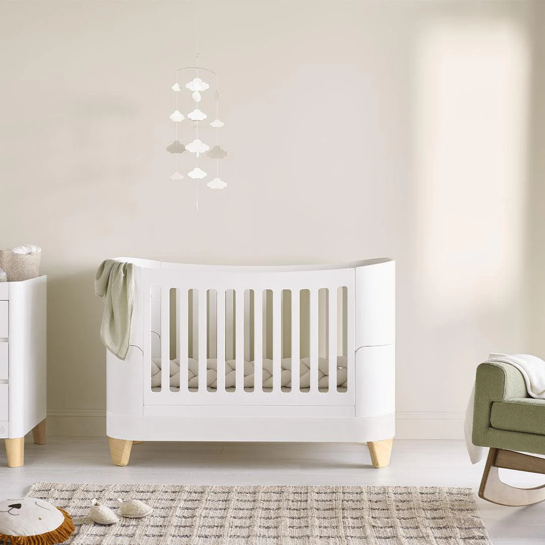 Gaia Baby Serena Cot Bed - White - Image 4
