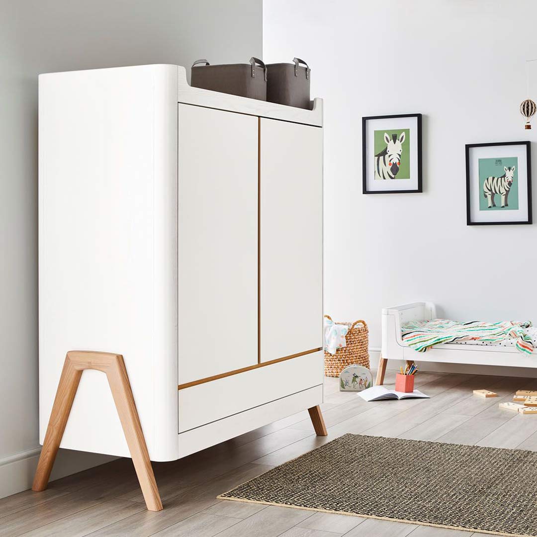 Gaia Hera Wardrobe - Scandi-White + Natural - Image 4