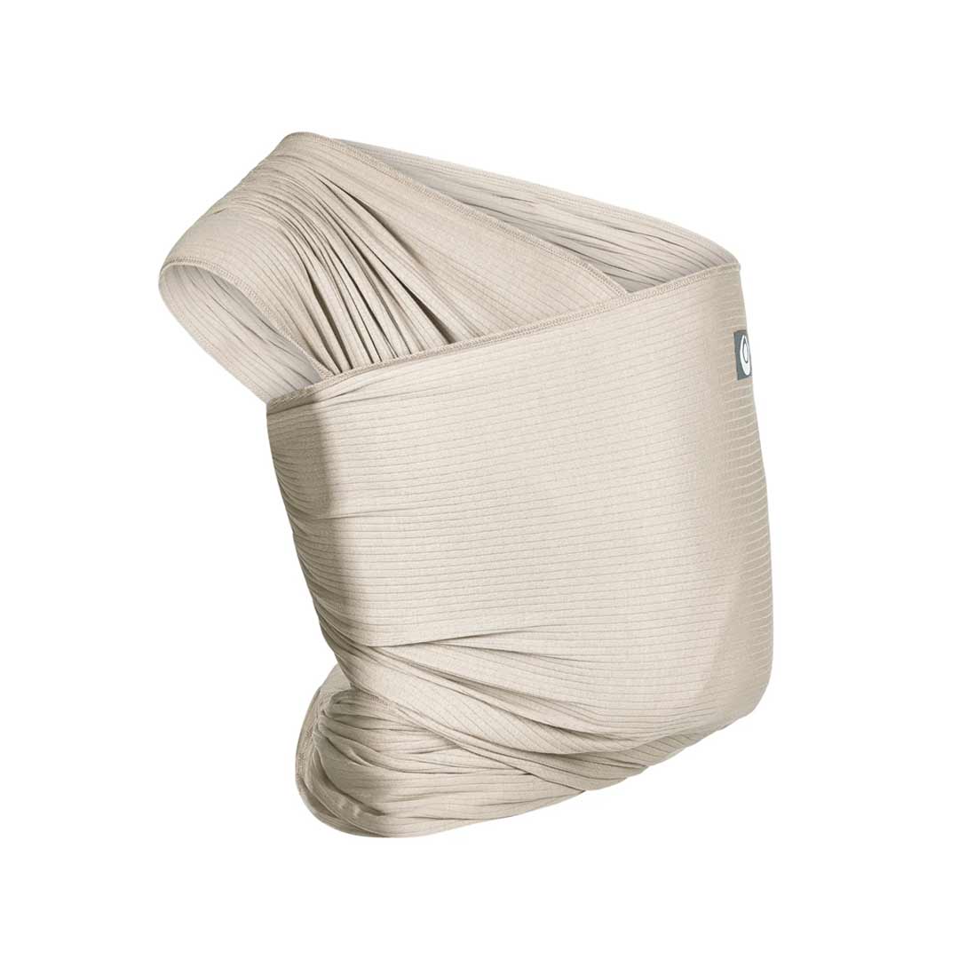 Gaia Stretchy Baby Wrap Carrier - Organic Cotton - Ecru - Image 6