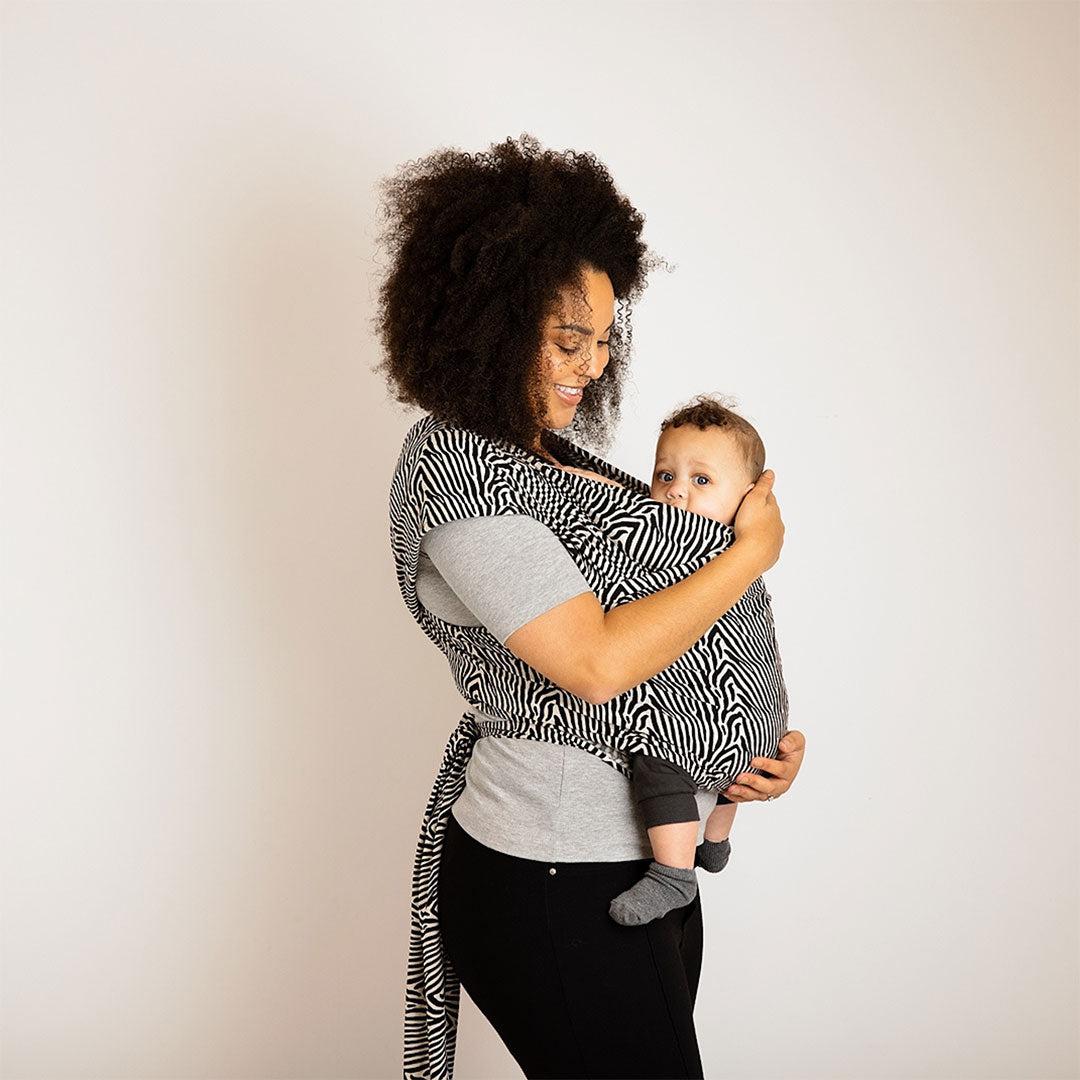 Gaia Stretchy Baby Wrap Carrier - Organic Cotton - Okapi - Image 8