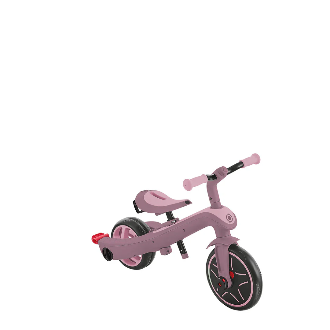 Globber Explorer Eco Trike 4 in 1 Scooter - Berry - Image 5