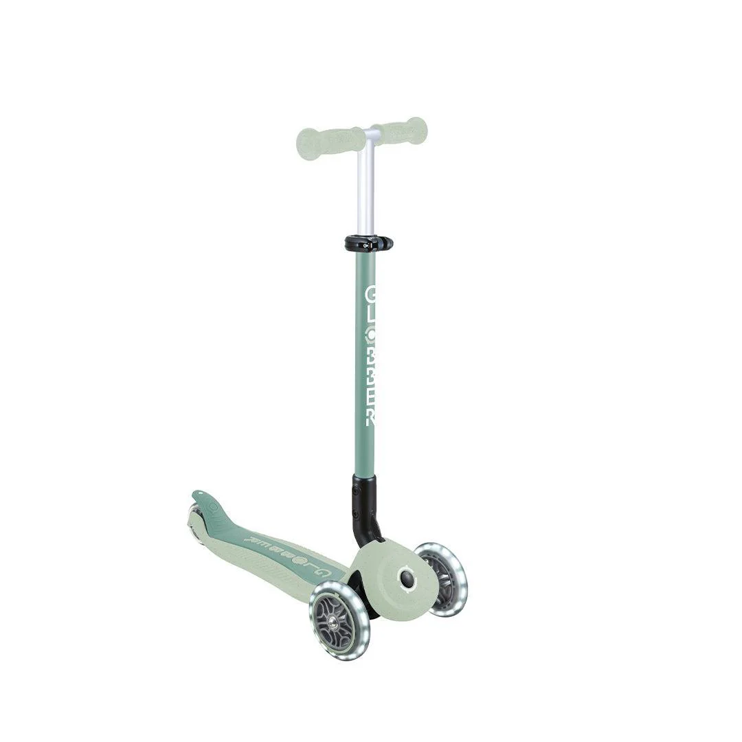Globber Go Up Eco Active Lights Scooter - Pistachio - Image 10