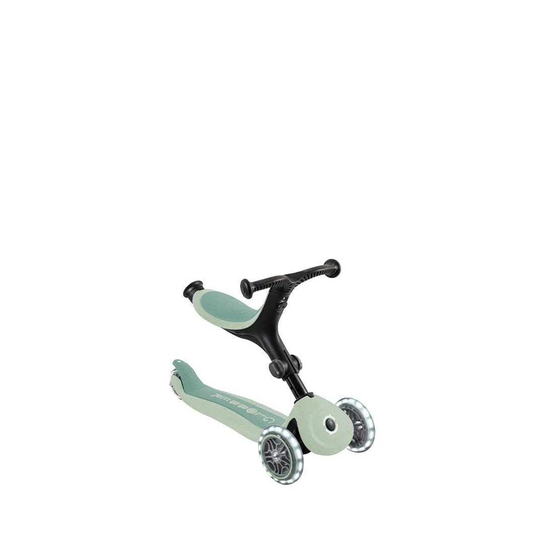 Globber Go Up Eco Active Lights Scooter - Pistachio - Image 11