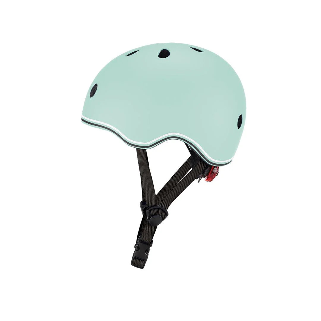 Globber Go-Up Lights Helmet - Pastel Mint