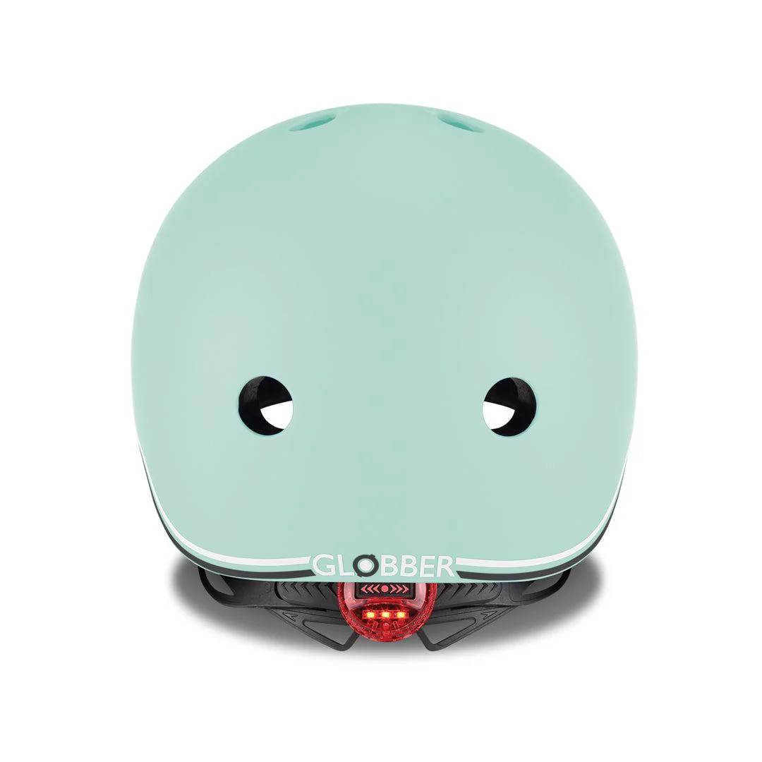 Globber Go-Up Lights Helmet - Pastel Mint - Image 2