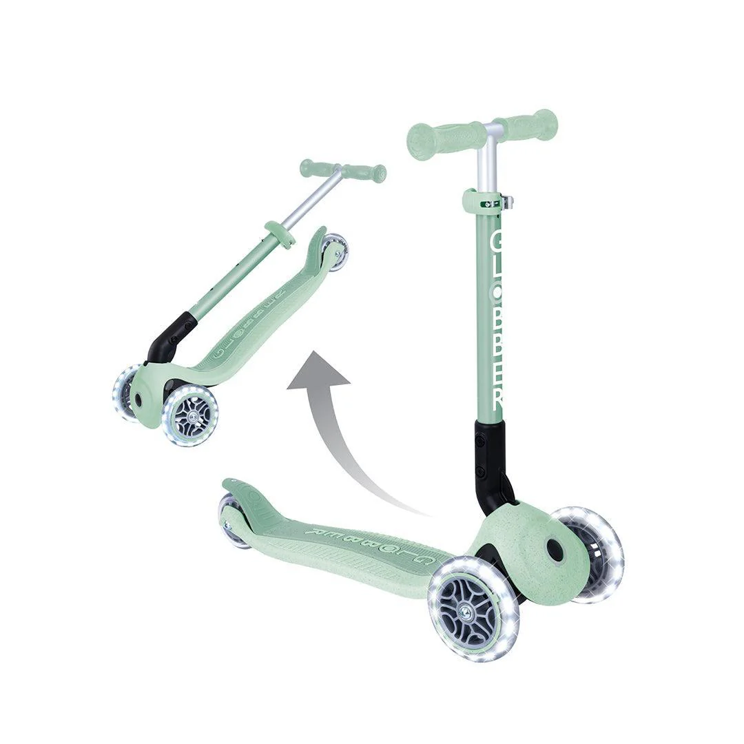 Globber Junior Foldable Lights Eco - Pistachio - Image 7
